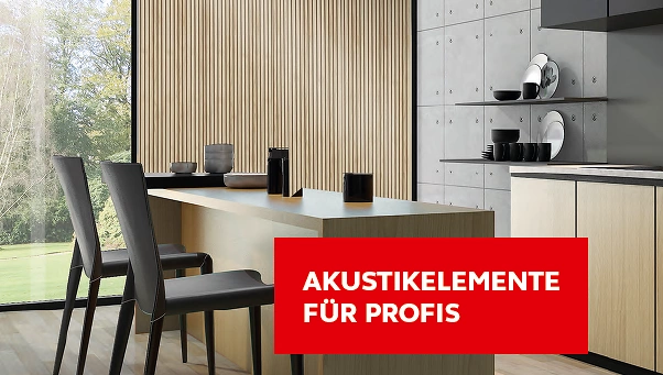 Akustikelemente f&uuml;r Profis