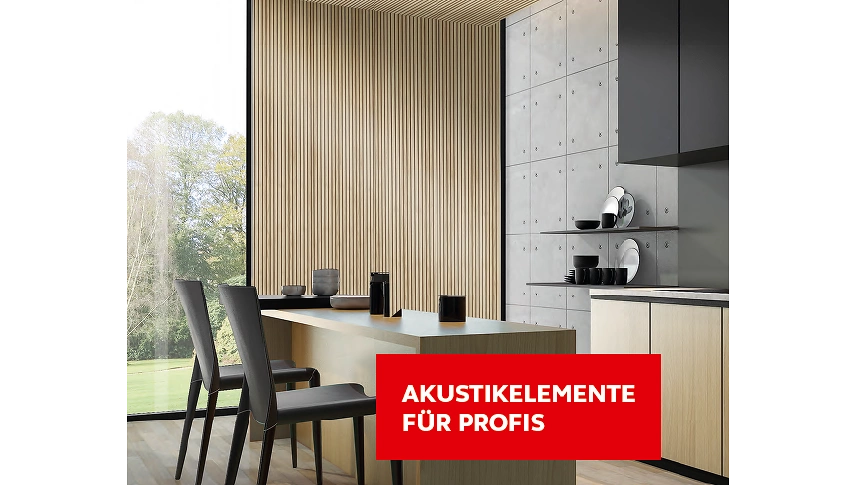 Akustikelemente für Profis