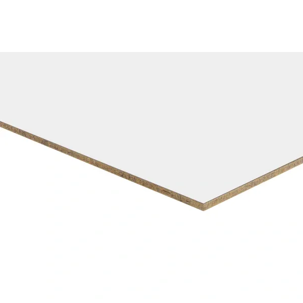 HDF-Platten eins. Wei&szlig;