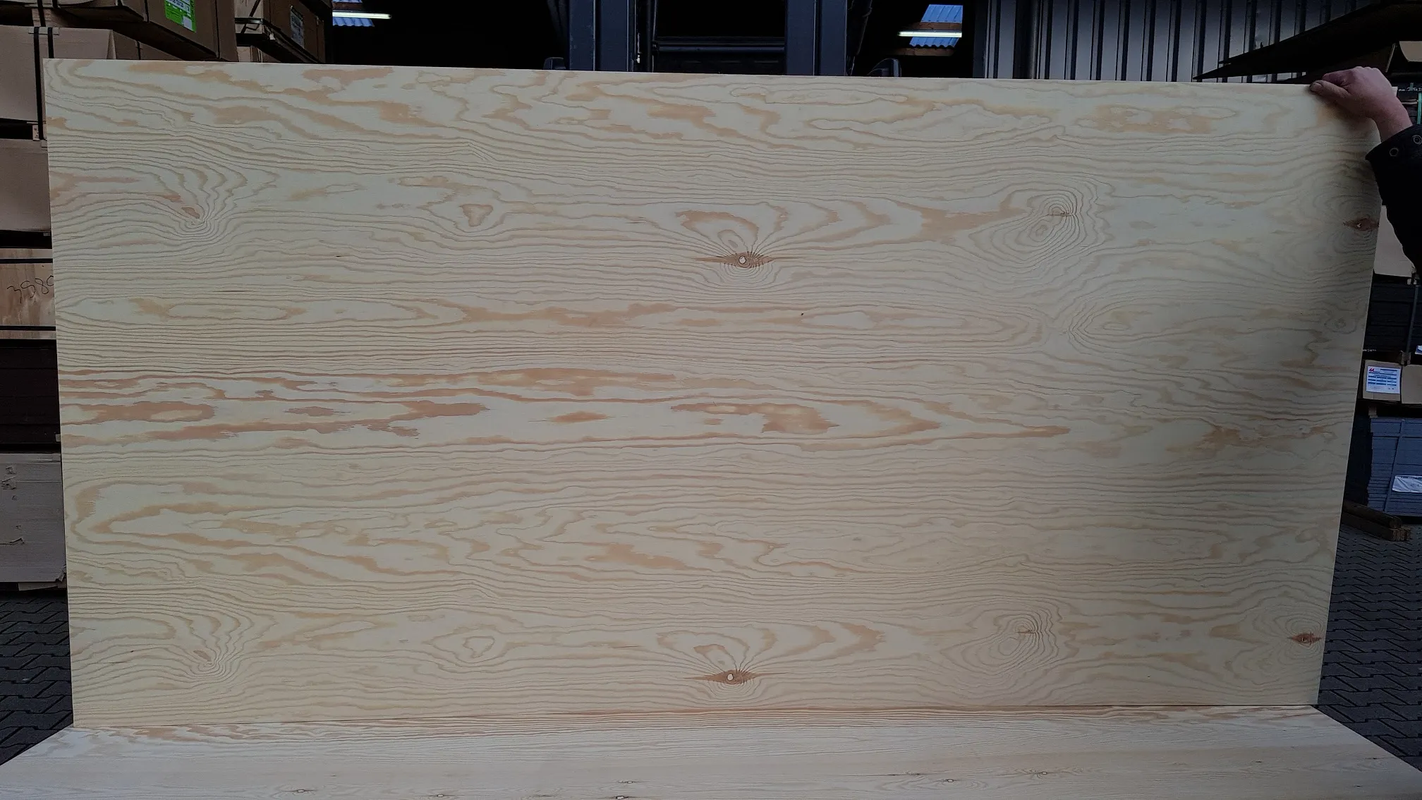 18mm pol. Kiefer Sperrholz 250x125cm