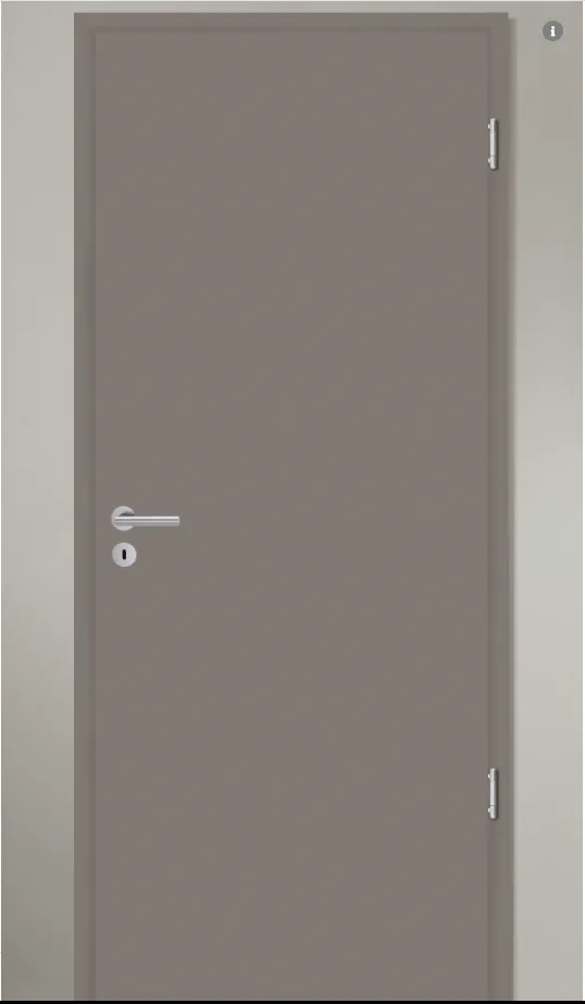 EN 22.1:Glatte T&uuml;r CPL Nano matt Fossil
