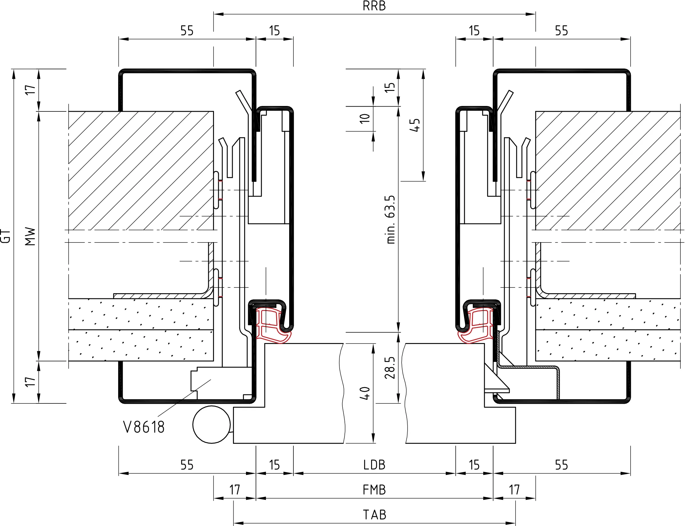 Stahlfutterzarge SolidFix