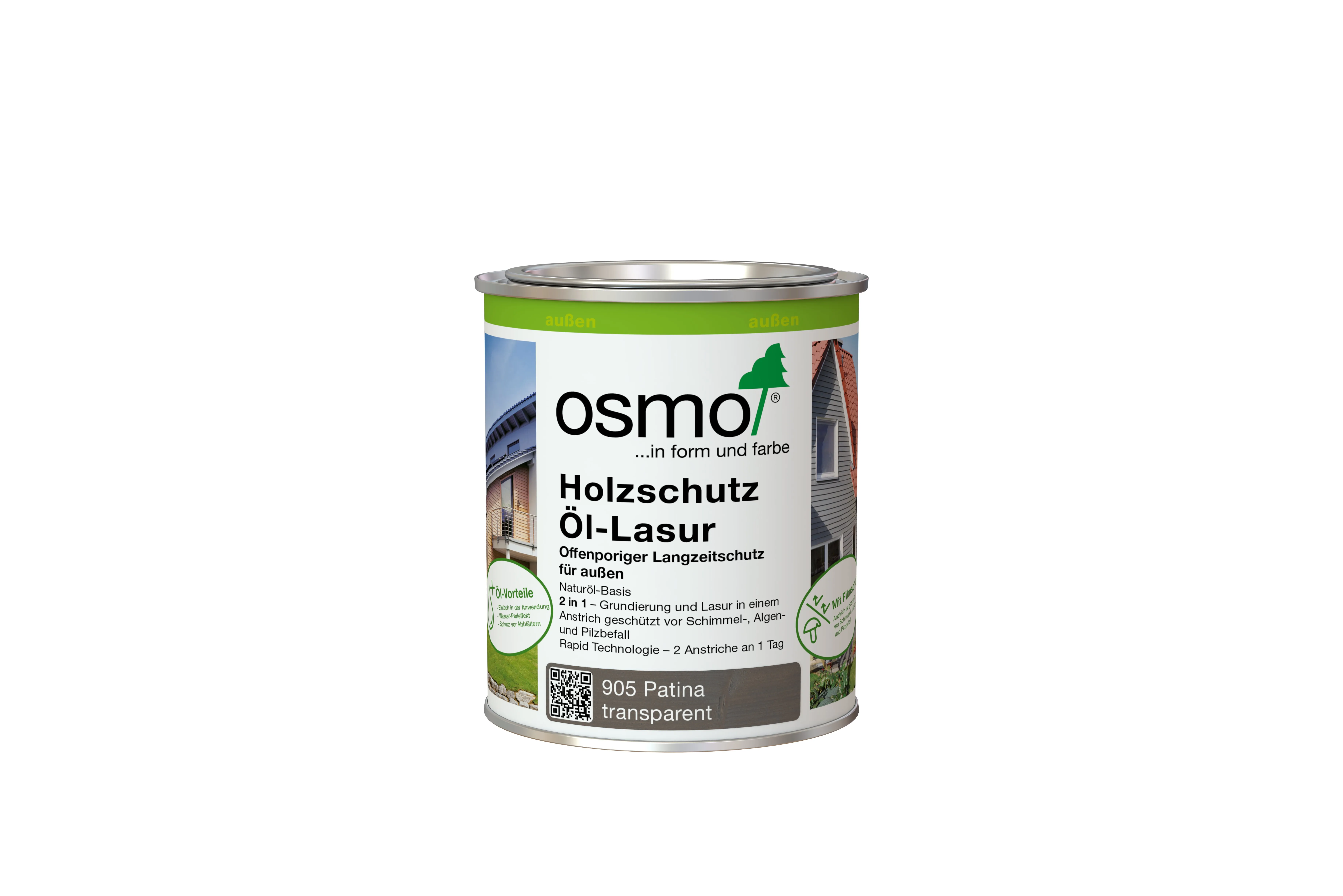 0,75 ltr OSMO Holzschutz &Ouml;l-Lasur